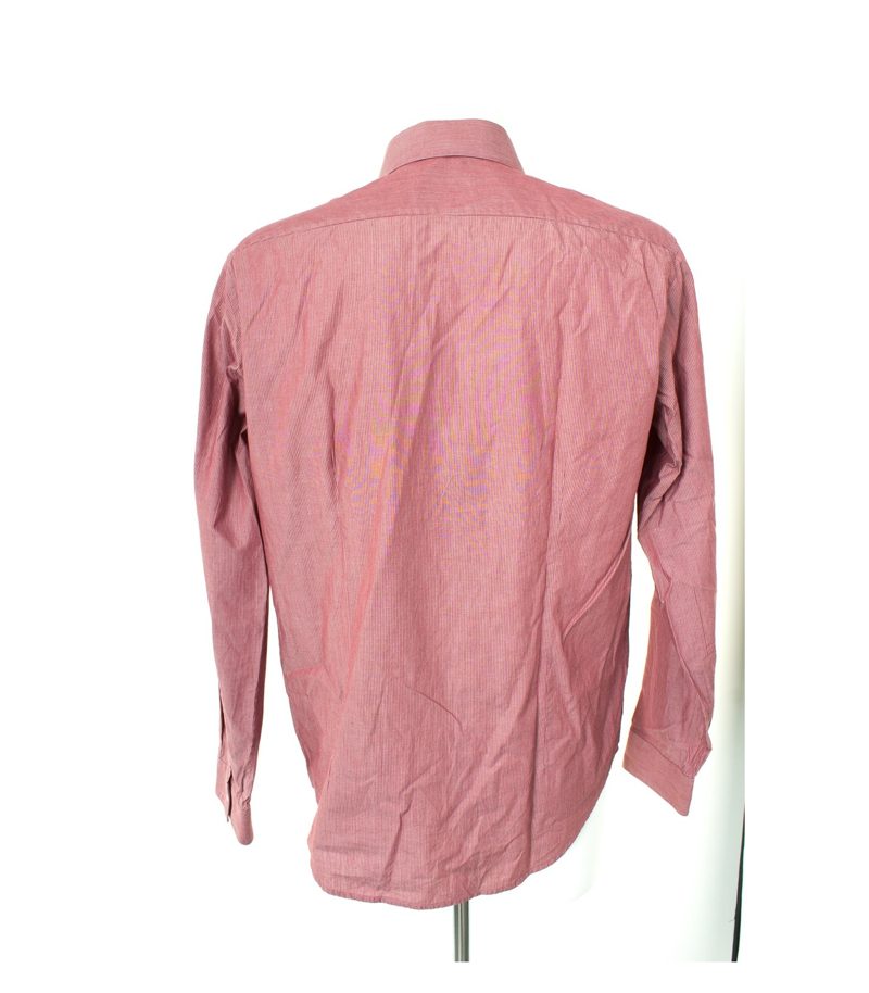 strellson Herren Hemd Klassische SHAPED FIT Shirt Gr. 41/16,5 Weiß/Rosa – Foto 2