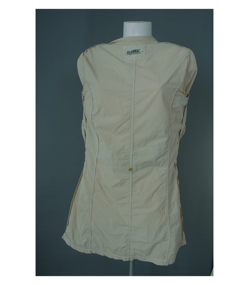 CLOSED Damen Blazer Kurzmantel Gr. DE 40 Beige – Foto 5