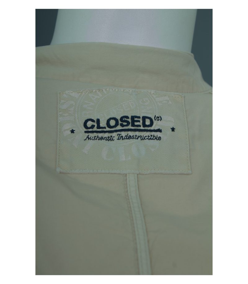 CLOSED Damen Blazer Kurzmantel Gr. DE 40 Beige – Foto 6