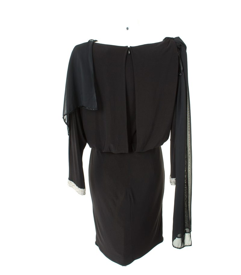 MARIPOSA Damen Kleid Abendkleid Gr. DE 36 Schwarz – Foto 3