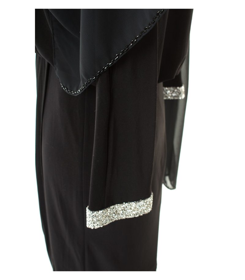 MARIPOSA Damen Kleid Abendkleid Gr. DE 36 Schwarz – Foto 4
