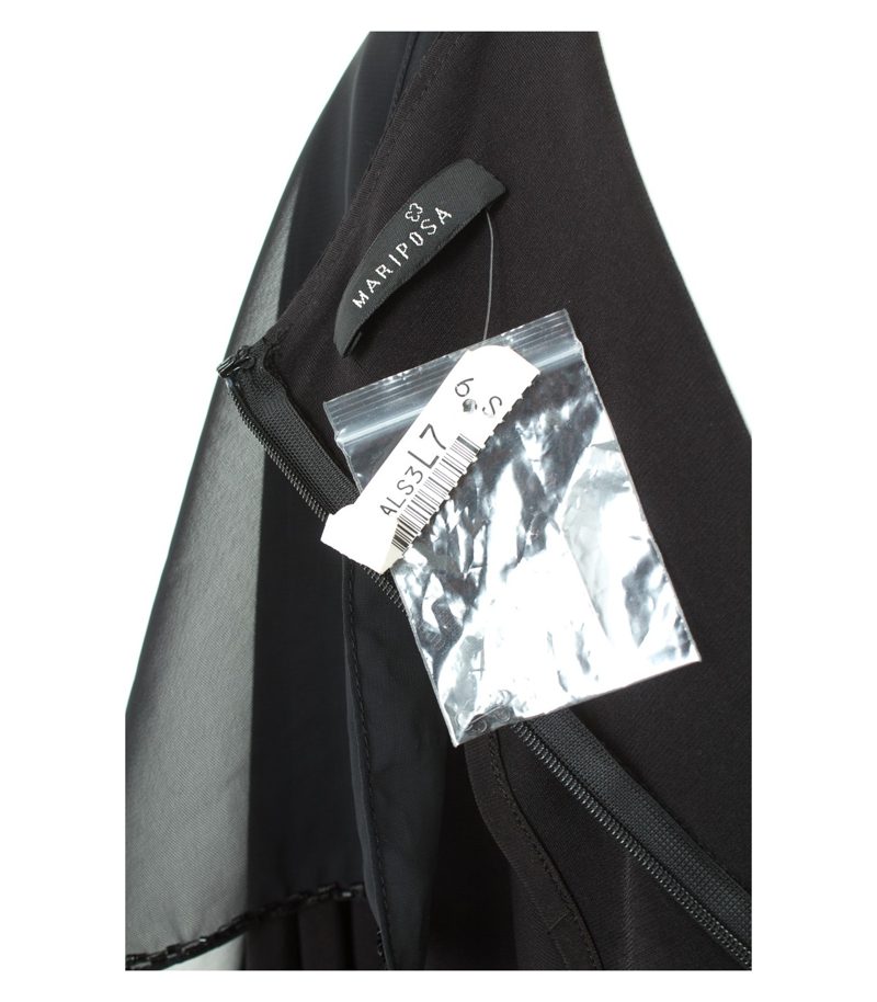 MARIPOSA Damen Kleid Abendkleid Gr. DE 36 Schwarz – Foto 5