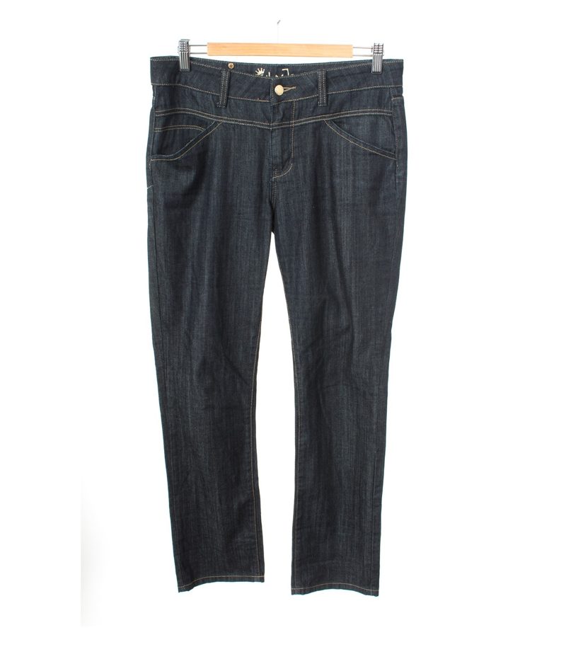 SOHO & JAGGER Damen Hose Jeans Gr. DE 40/L32 Blau Baumwolle – Foto 1