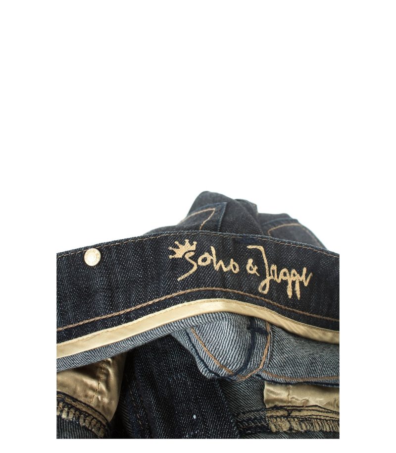 SOHO & JAGGER Damen Hose Jeans Gr. DE 40/L32 Blau Baumwolle – Foto 4