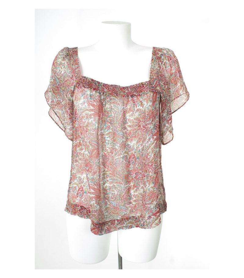 Massimo Dutti Damen Shirt Top Gr. L Mehrfarbig – Foto 1