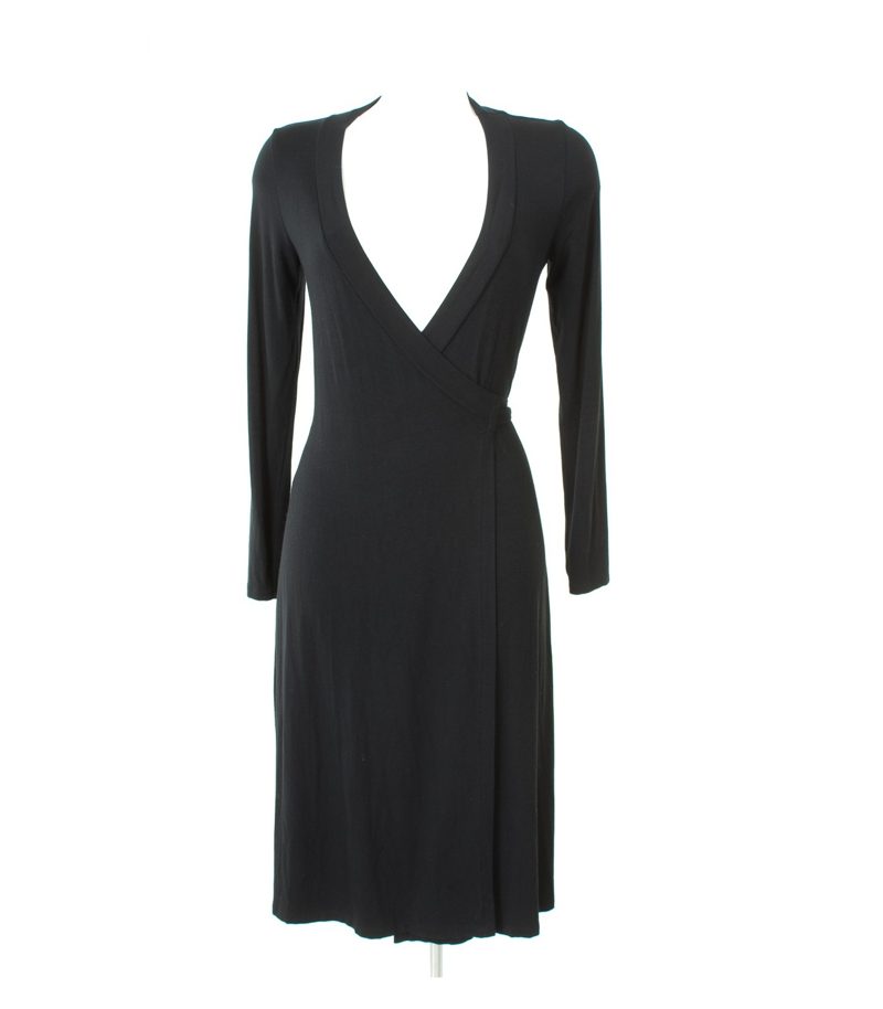 Boden Damen Kleid Maxikleid Gr. UK 8/DE 34 Schwarz Viskose – Foto 1