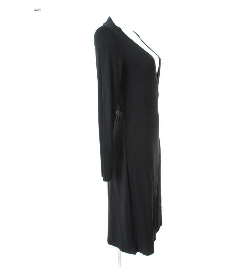 Boden Damen Kleid Maxikleid Gr. UK 8/DE 34 Schwarz Viskose – Foto 3