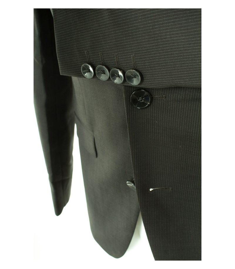 Benvenuto. PURPLE LABEL Herren Sakko Gr. 42 Braun Wolle – Foto 4