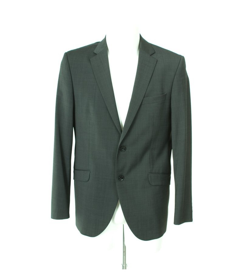 Benvenuto. PURPLE LABEL Herren Sakko Gr. 50 Grauschwarz Wolle – Foto 1