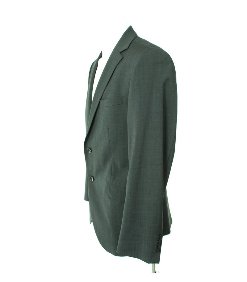 Benvenuto. PURPLE LABEL Herren Sakko Gr. 50 Grauschwarz Wolle – Foto 2