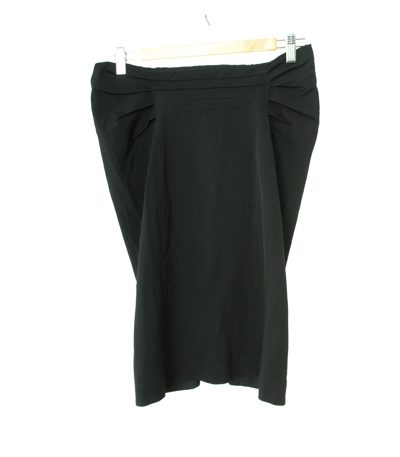 SPORTMAX Damen Rock Gr. DE 40 Schwarz Baumwolle Viskose