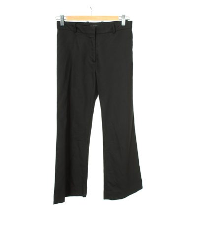 COS Damen Hose Gr. DE 34 Schwarz Baumwolle Viskose