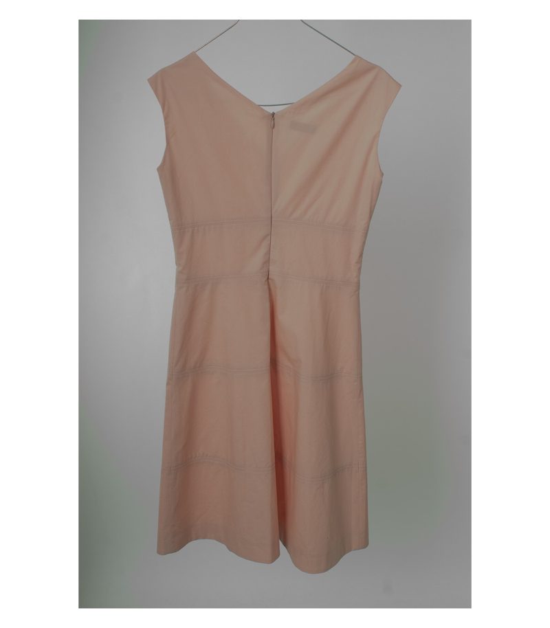CINQUE Damen Kleid Gr. DE 34 Rosa Baumwolle – Foto 2