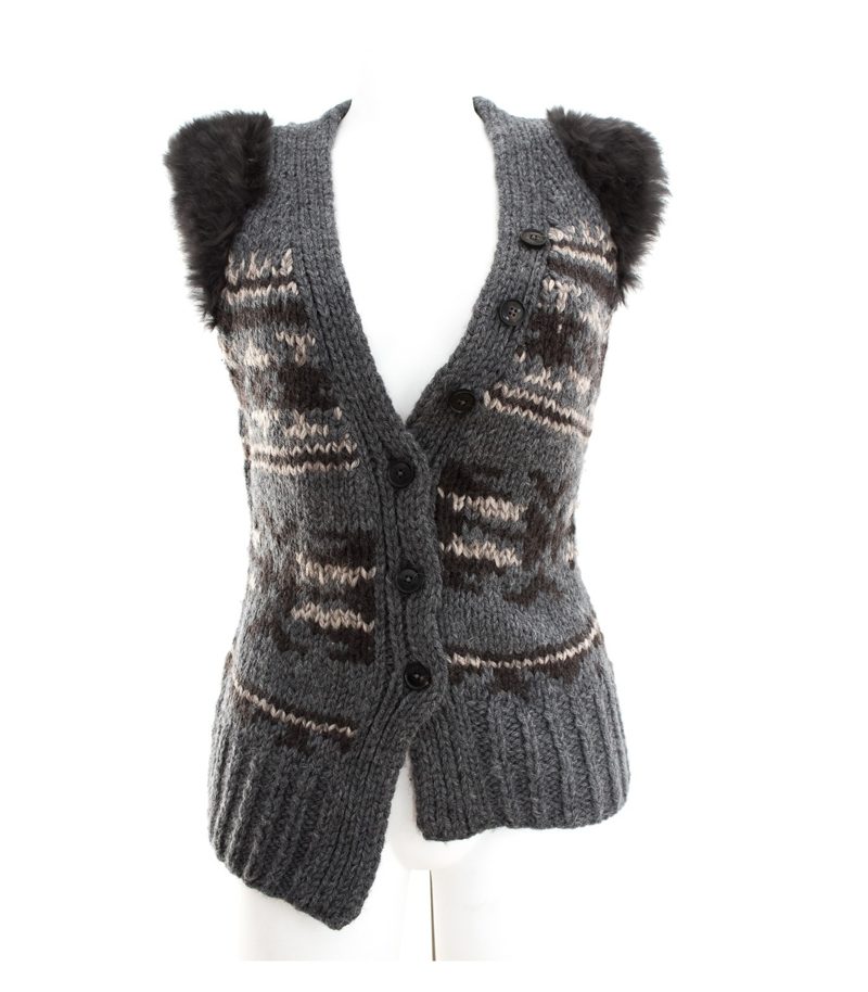 drykorn Damen for beautiful people Wester Strickweste Gr. M Wolle-Alpaka Strick – Foto 1