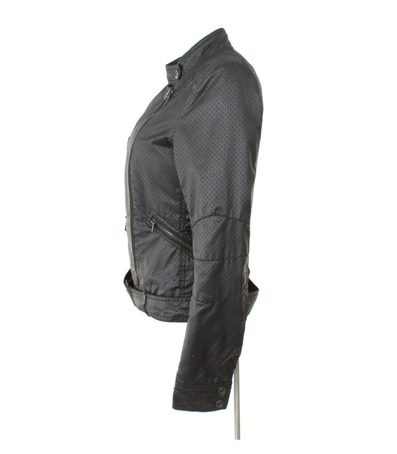 TOM TAILOR Denim Damen Jacke Gr. M Schwarz Baumwolle – Foto 2
