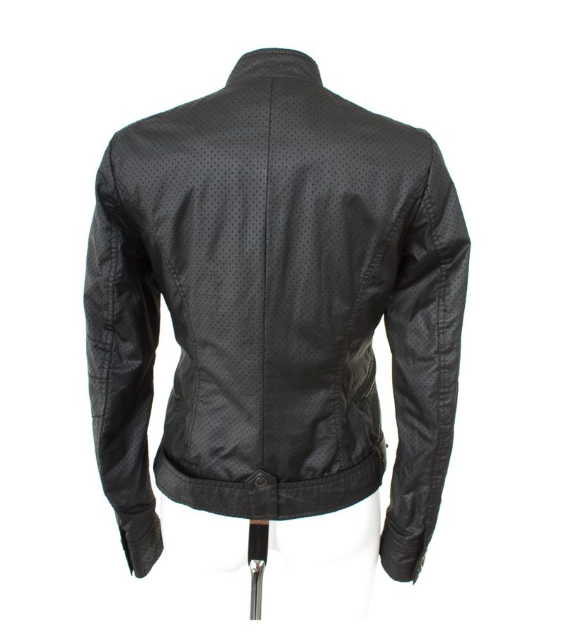TOM TAILOR Denim Damen Jacke Gr. M Schwarz Baumwolle – Foto 3