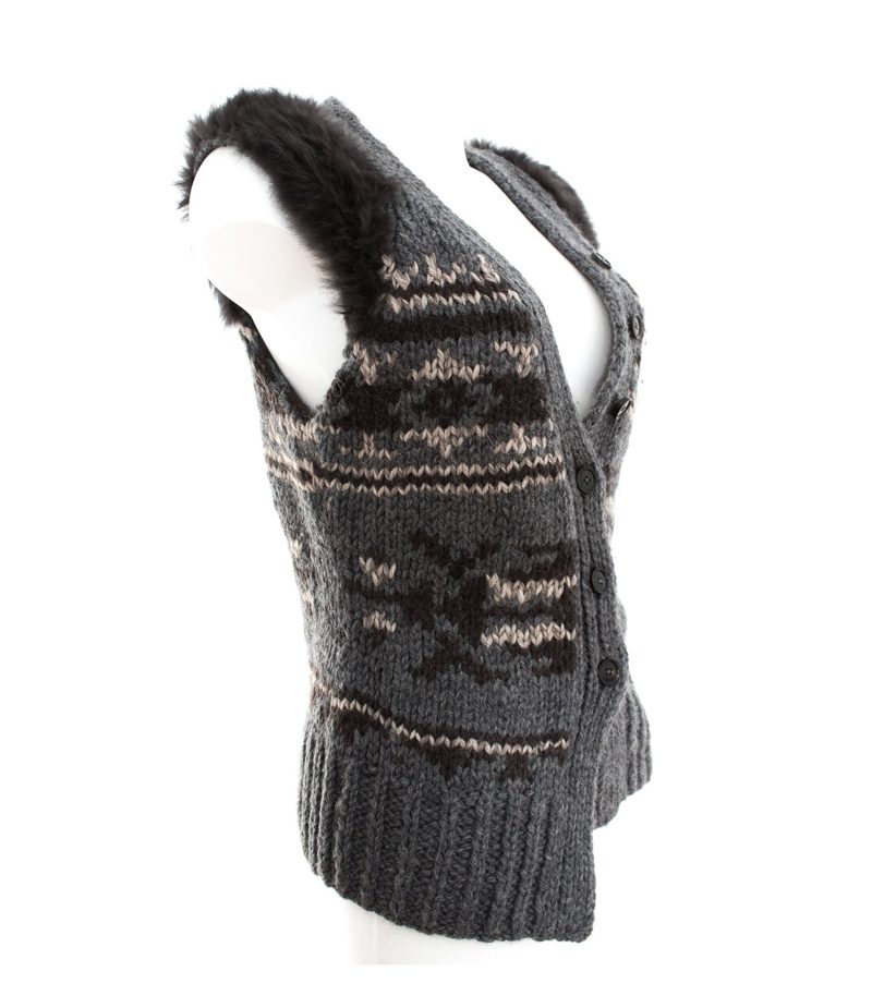 drykorn Damen for beautiful people Wester Strickweste Gr. M Wolle-Alpaka Strick – Foto 2