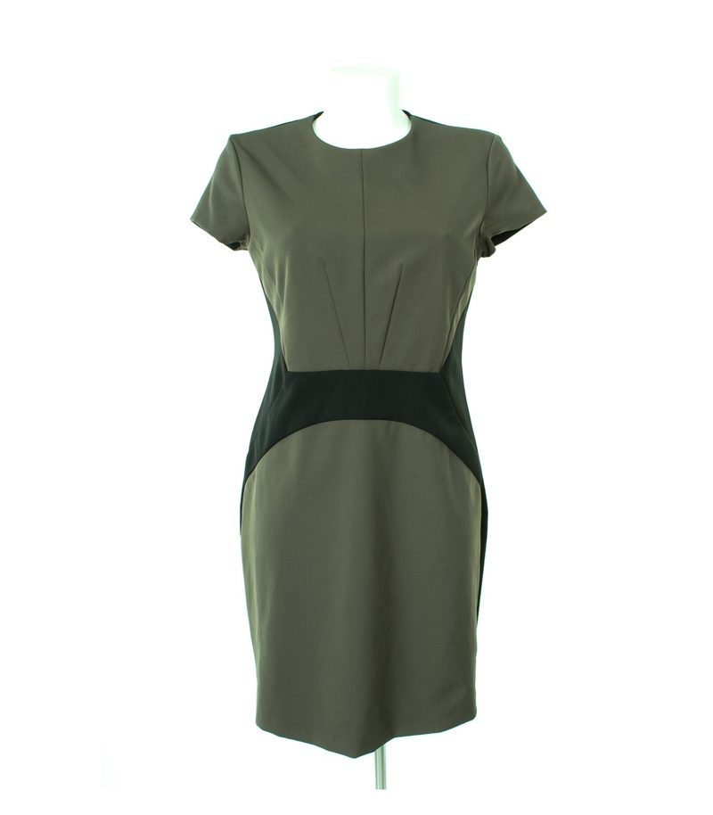 SET Damen Kleid Gr. DE 38 Schwarz/Graubraun – Foto 1