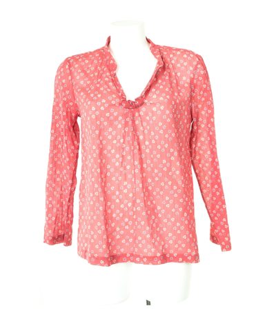 Massimo Alba Damen Bluse Shirt Tuniken Gr. M Mehrfarbig Baumwolle Seide