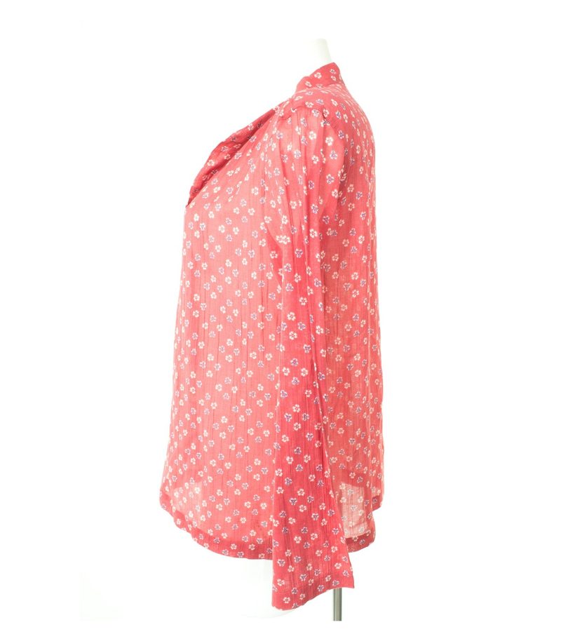 Massimo Alba Damen Bluse Shirt Tuniken Gr. M Mehrfarbig Baumwolle Seide – Foto 2