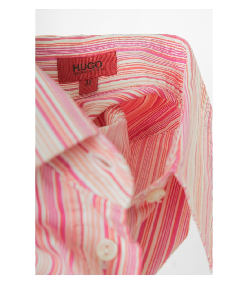 HUGO BOSS Damen Bluse Shirt Gr. DE 32 Mehrfarbig Baumwolle – Foto 5