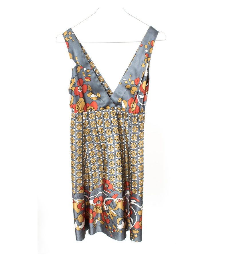 single Damen Kleid Gr. S Mehrfarbig Seide – Foto 1