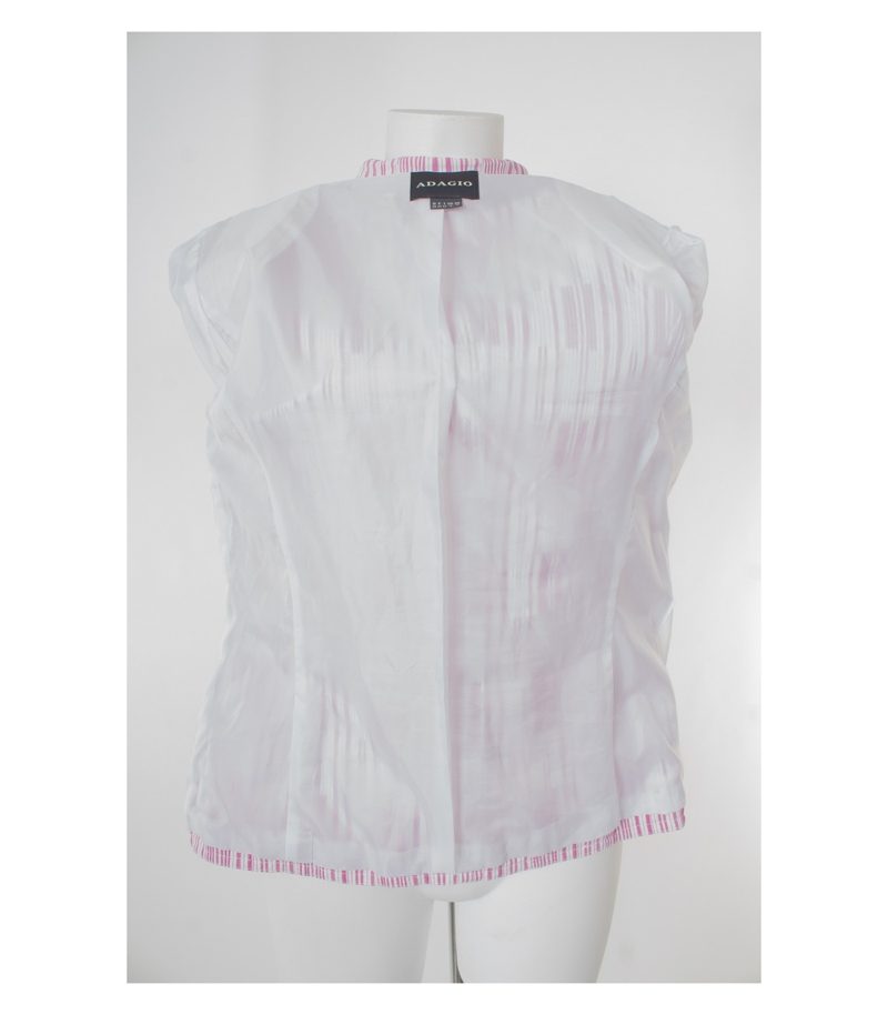 ADAGIO Damen Blazer Gr. DE 38 Rosa/Weiß – Foto 4