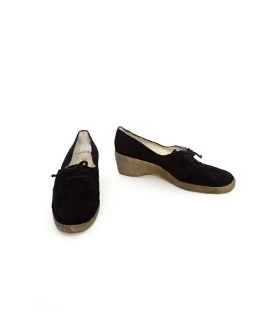 BALLY MANDARIN Damen Halbschuhe Gr. USA 6 DE 37 Schwarz Leder
