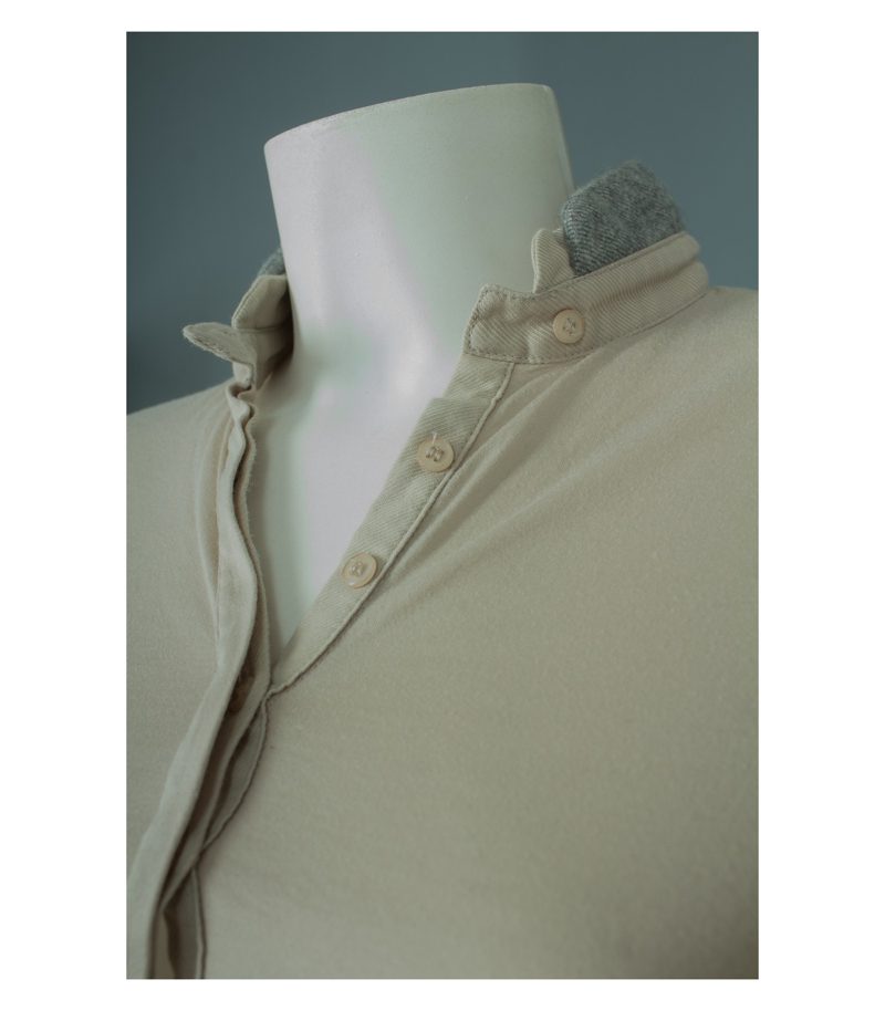 SPOON Damen Shirt Langarmshirt Longsleeve Poloshirt Gr. S Baumwolle Wolle – Foto 5