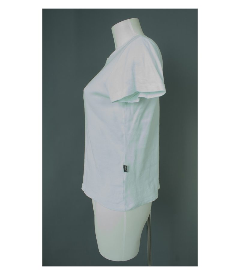 ELEMENTE CLEMENTE T-shirt Shirt Kurzarm Freizeit Baumwolle Damen Gr. 1/ DE 36/38 in Weiß – Foto 2