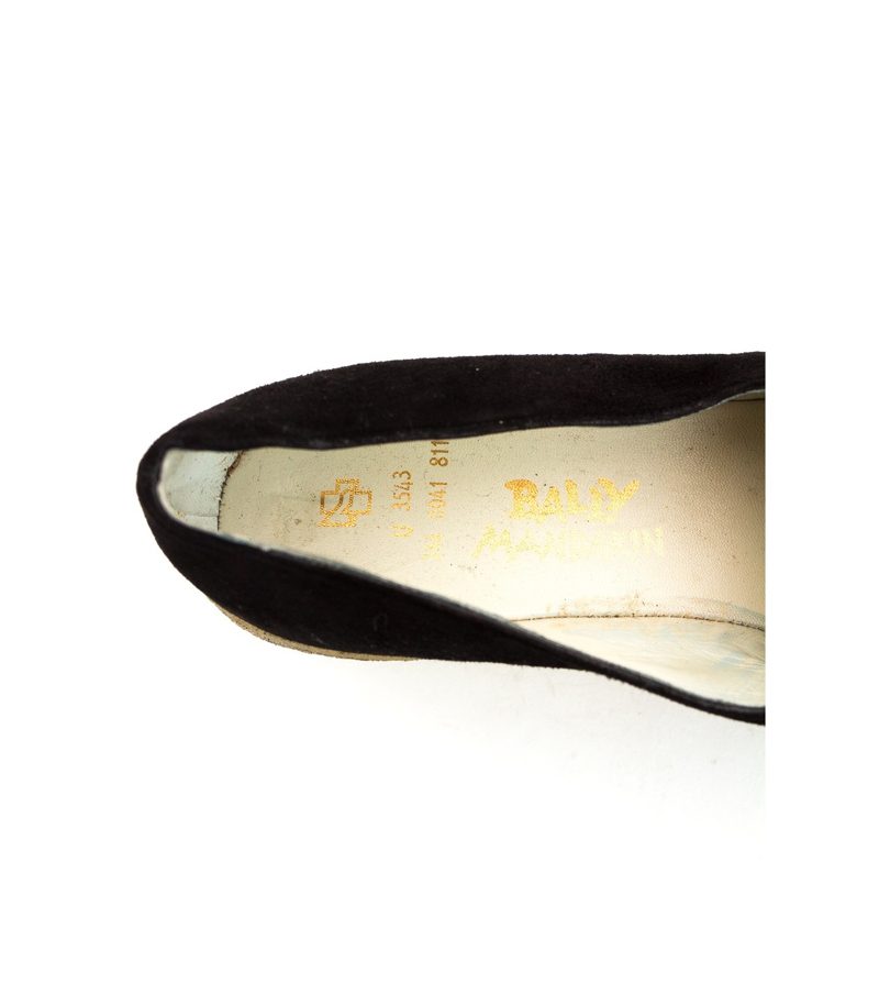 BALLY MANDARIN Damen Halbschuhe Gr. USA 6 DE 37 Schwarz Leder – Foto 4