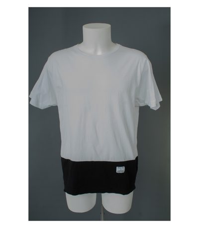 MIYUKI-ZOKU Herren Shirt Poloshirt T-shirt Kurzarm Gr. L Weiß Baumwolle