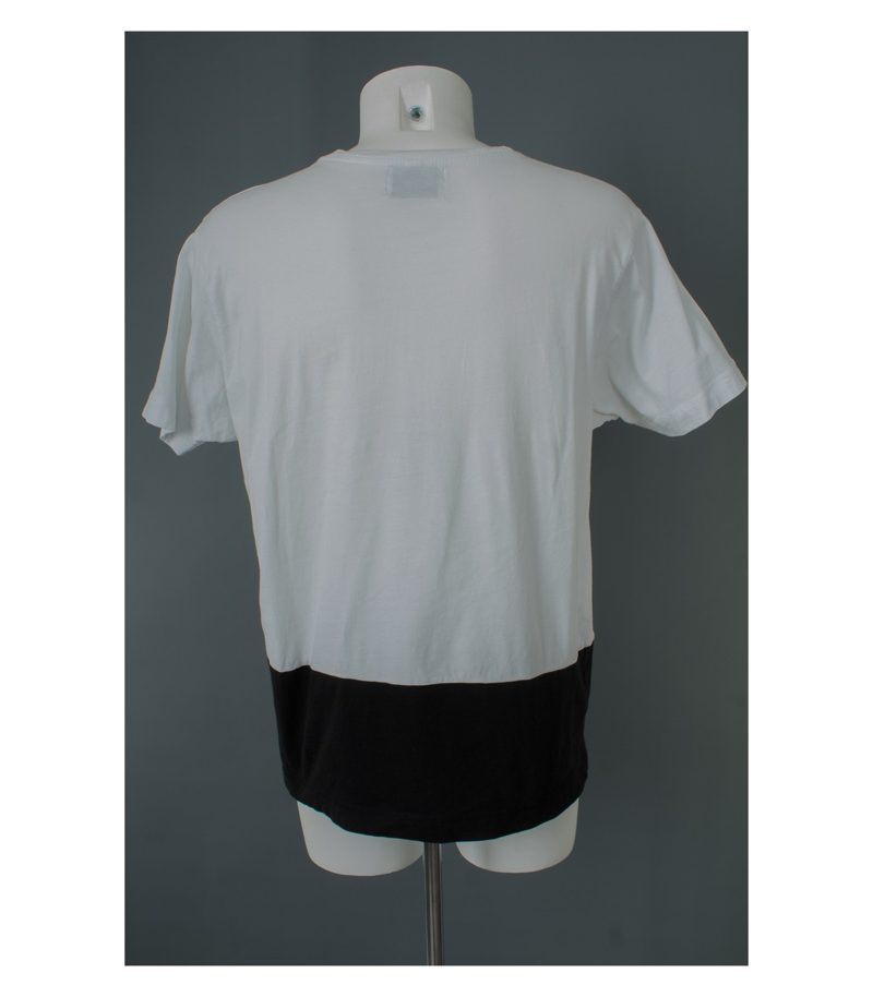 MIYUKI-ZOKU Herren Shirt Poloshirt T-shirt Kurzarm Gr. L Weiß Baumwolle – Foto 3