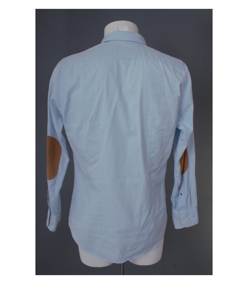 Marc O'Polo Herren Hemd Freizeit Shirt Gr. S/38 Blau Baumwolle – Foto 3