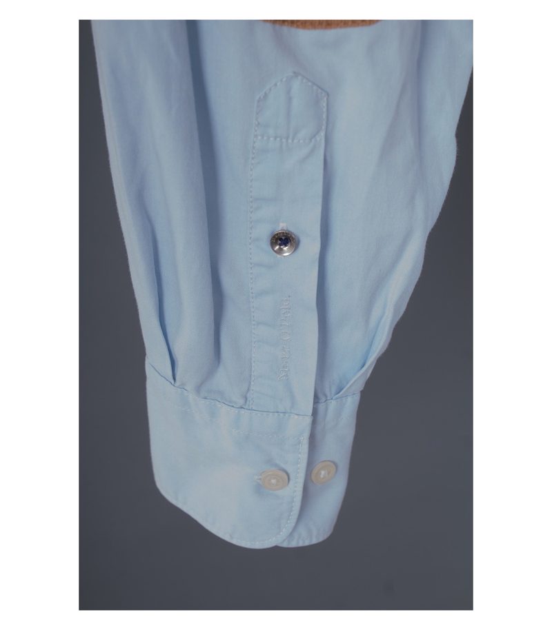 Marc O'Polo Herren Hemd Freizeit Shirt Gr. S/38 Blau Baumwolle – Foto 4
