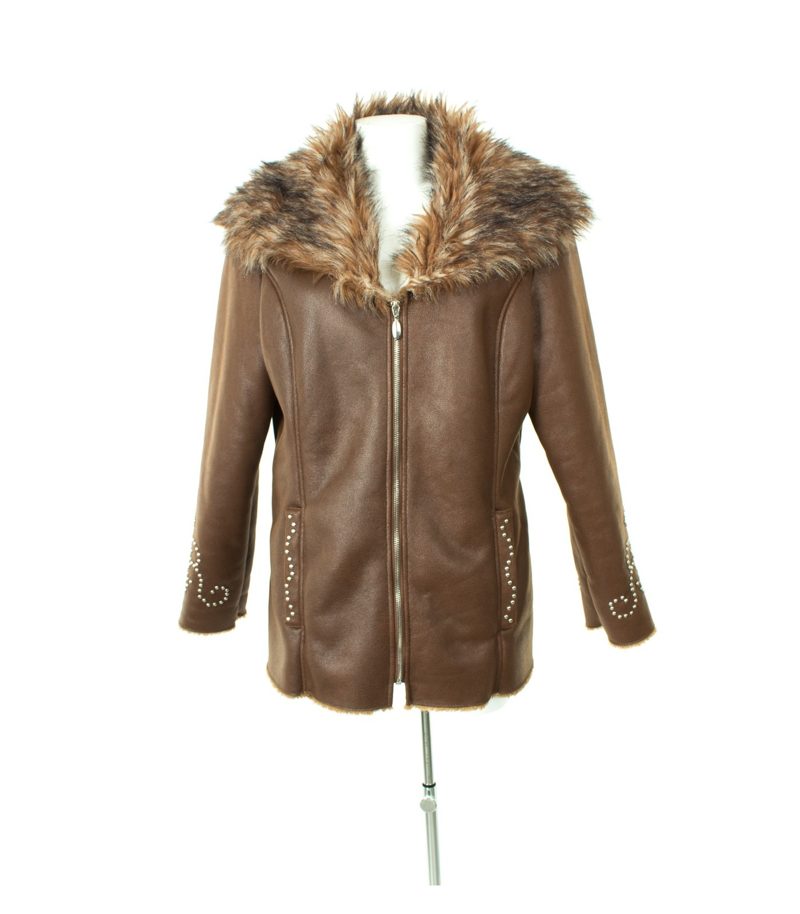 Sarah Kern Damen Jacke Gr. DE 40 Braun – Foto 1