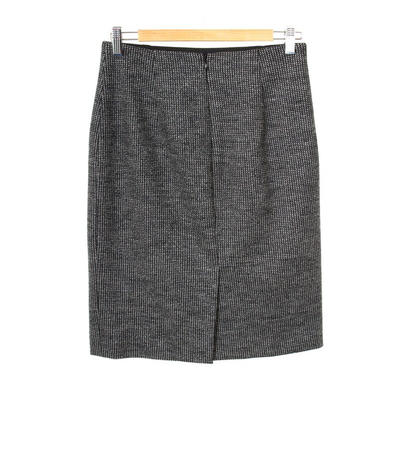 PAULE KA Damen Rock Gr. DE 34 Schwarz/Grau Wolle – Foto 2