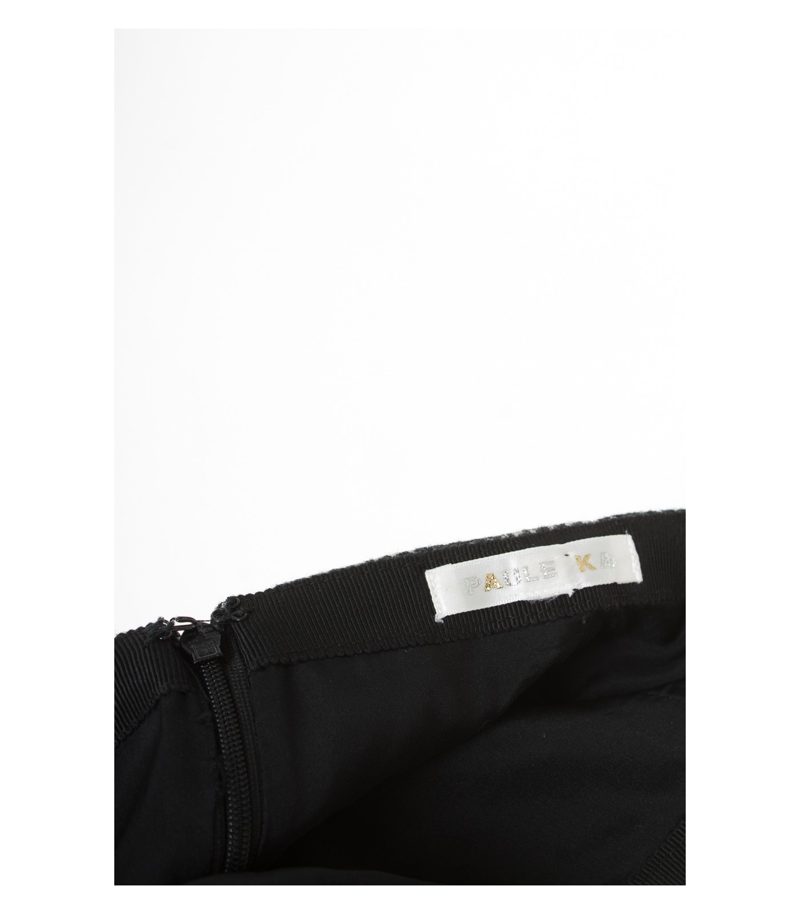 PAULE KA Damen Rock Gr. DE 34 Schwarz/Grau Wolle – Foto 3