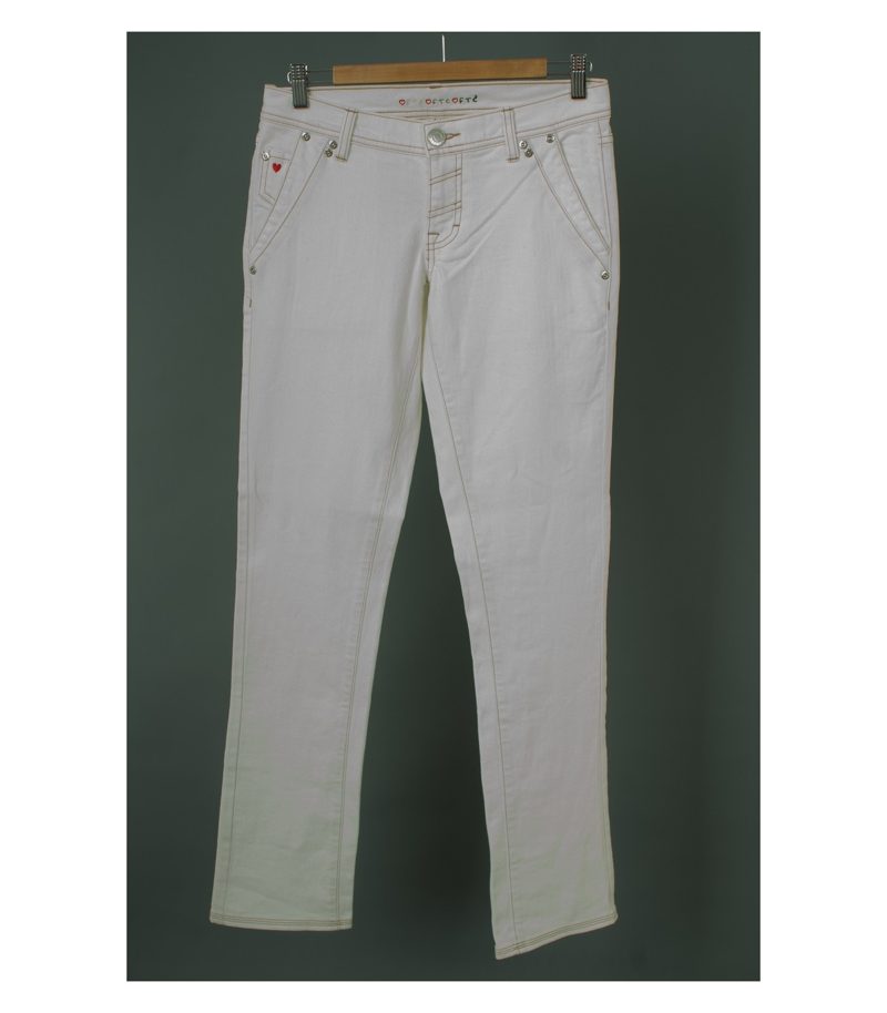 fTc Damen Hose Jeans Gr. DE 38 Beige – Foto 1