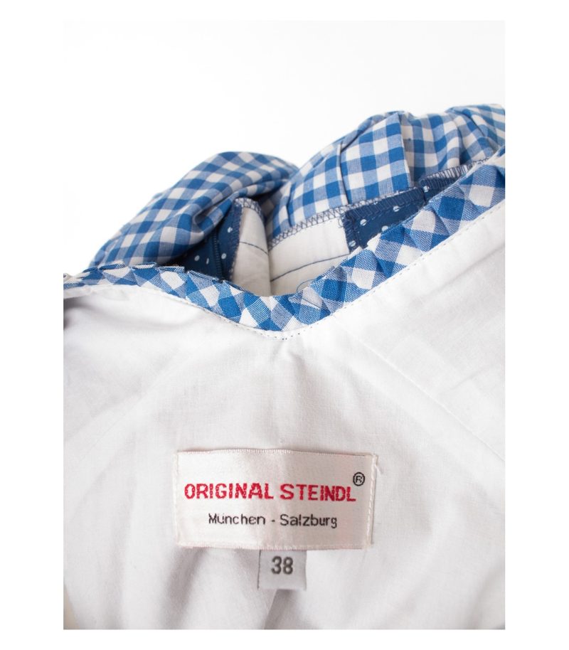 ORIGINAL STEINDL München-Salzburg Trachten Damen Kleid Gr. DE 38 Baumwolle – Foto 5