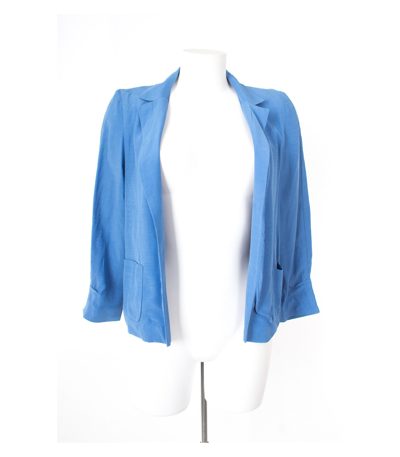 river. island Damen Blazer Gr. DE 32/UK 6 Blau Viskose