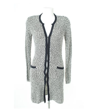 AMBIENTE Damen Strickmantel Gr. DE 38 Mehrfarbig Knit Baumwolle Viskose