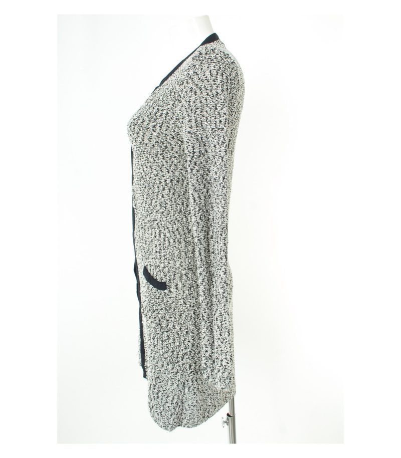 AMBIENTE Damen Strickmantel Gr. DE 38 Mehrfarbig Knit Baumwolle Viskose – Foto 2