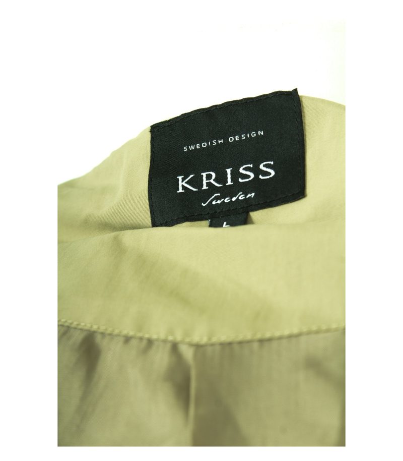 KRISS Damen Mantel Kapuzenmantel Gr. L in Gelbgrau – Foto 6