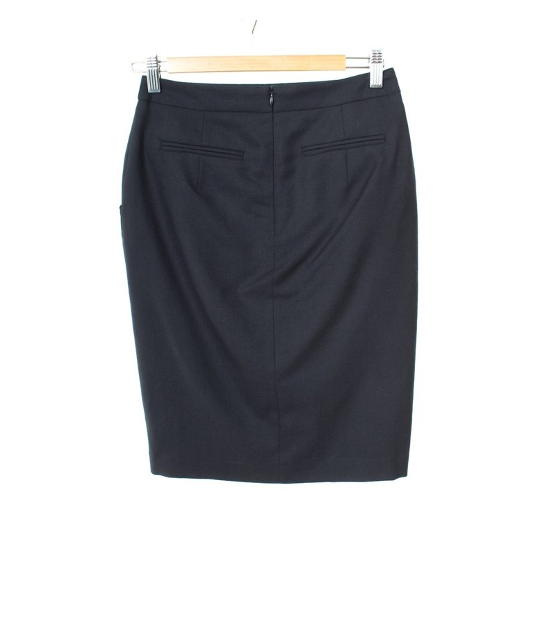 GANT Damen Rock Gr. DE 34 Blau Wolle – Foto 2