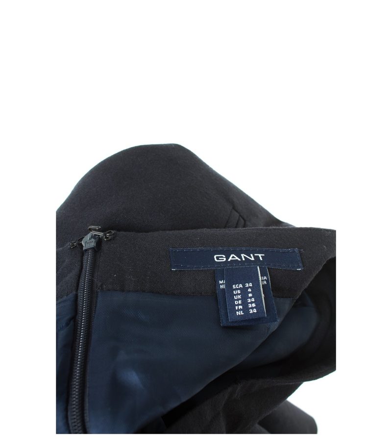 GANT Damen Rock Gr. DE 34 Blau Wolle – Foto 3