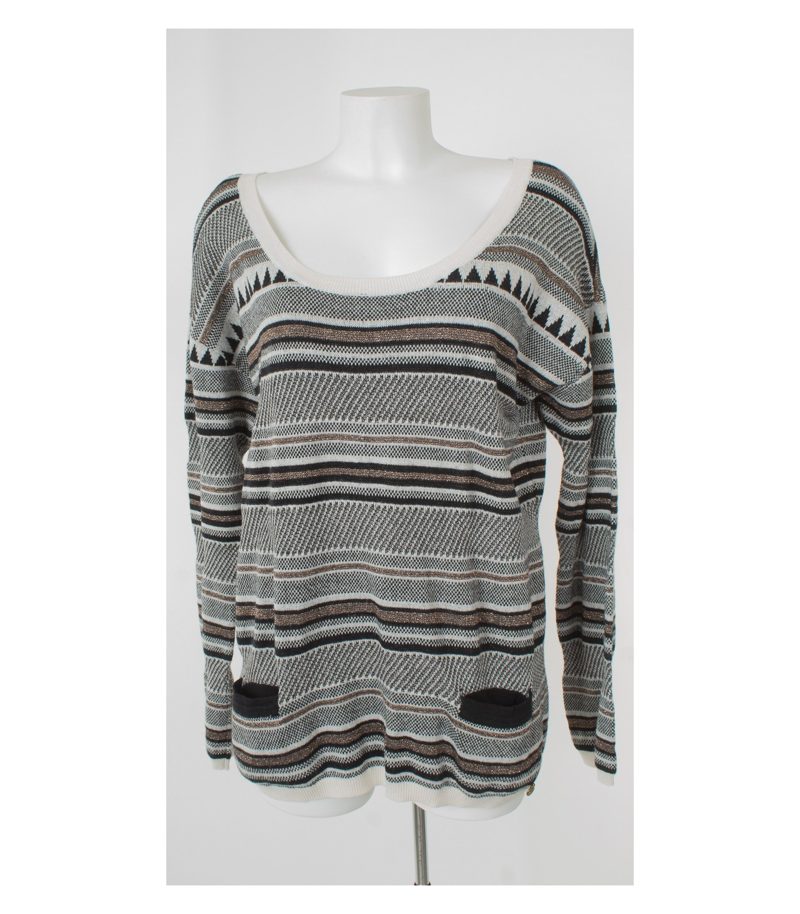MAISON SCOTCH Damen Pullover Gr. DE 40 Mehrfarbig – Foto 1