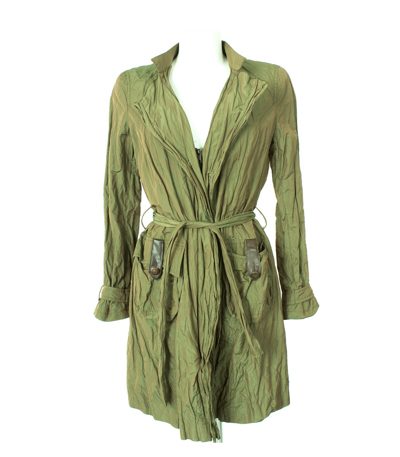 rick cardona Damen Mantel Gr. DE 40 Khaki