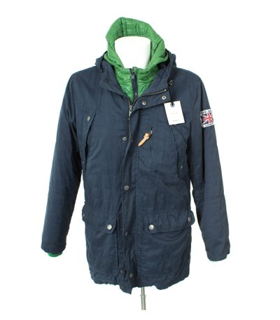 Pepe Jeans London Herren Jacke Kapuzenjacke Abnehmbare Innenfutter Gr. M