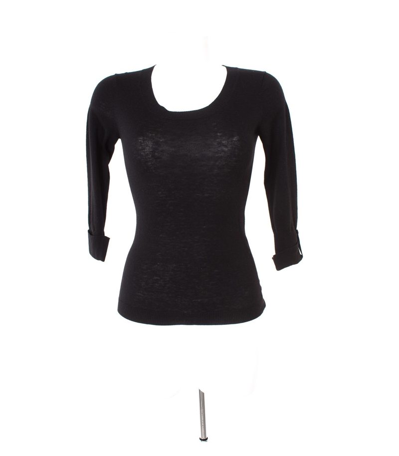 GC fontana Damen Pullover Gr. DE 34 Schwarz Wolle Kaschmir – Foto 1